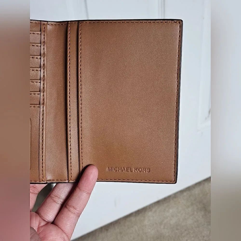 Michael Kors Brown Monogram Wallet - Picture 4 of 4